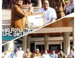 Rokan Hulu Terima Penghargaan UHC dari BPJS Kesehatan Wilayah II