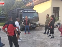 Team Libas bersama sejumlah wartawan Cegah Penyalahgunaan BBM illegal, Supir Dan Satu Unit Mobil Fuso Berhasil Diamankan Polisi