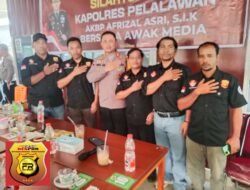 Coffe Morning “Kapolres Pelalawan Ajak Insan Pers Pelalawan Awasi Colling System Jelang Pilkada 2024