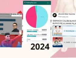 3 Hasil Survei Cabup dan Cawabup Pelalawan, Nazaruddin-Abu Bakar di Posisi Teratas