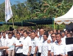 Pengukuhan Timm Pasangan Aman Jilid II di Kecamatan Namohalu Esiwa, Disambut dengan Penuh Sukacita