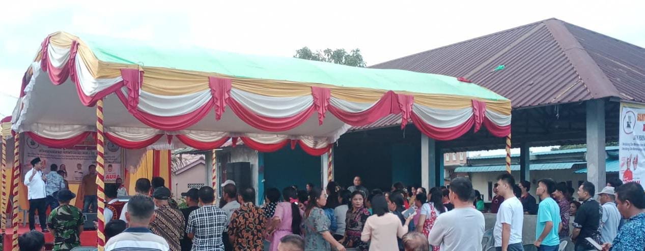 Ribuan Undangan dan Relawan Nias Batam - Kepri Sambut Paslon NADI di Sagulung