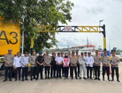 Kapolresta Barelang Dampingi Kapolda Kepri Tinjau Kesiapan Pos Terpadu Di Kota Batam
