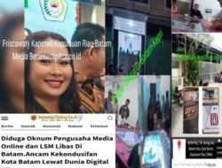 Diduga Oknum Wartawan Back Up Usaha Mafia Illegal Dikota Batam Dan Cemarkan Nama Baik Organisasi Team Libas Di Kepri; Segera Kita Polisikan Kata Ketum Dpp Team LIBAS.