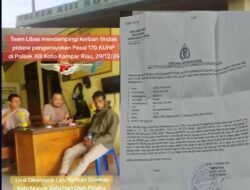 Mengaku Pemuda Tempatan Sehingga Merasa Berkuasa Di Kampung Sendiri, Dua Pengusaha Peron (Agen Brondol) Bertindak Layaknya Aparat Kepolisian Berujung Dipolisikan.