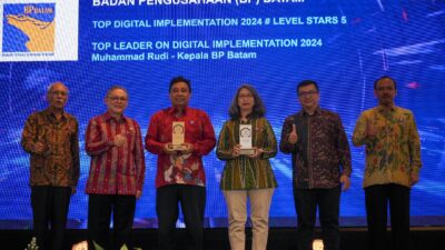 Sukses Kembangkan Ekosistem Digital, BP Batam Raih Dua Penghargaan Top Digital Awards 2024