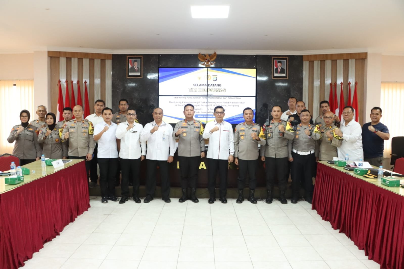 Kompolnas RI Tinjau Langsung Kesiapan Polresta Barelang dalam Pengamanan Nataru