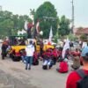 Ratusan Buruh Gelar Aksi Damai di Depan Pemko Batam