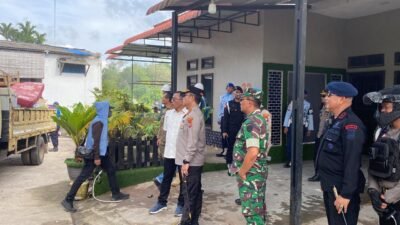 Polresta Barelang Bersama Tim Terpadu Kota Batam Amankan Penertiban Lahan Di Tembesi Tower, Sagulung