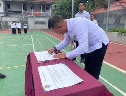 Wujudkan Pembangunan Zona Integirtas Menuju WBK dan WBBM tahun 2025, Rutan Batam Laksanakan Penandatanganan Komintmen
