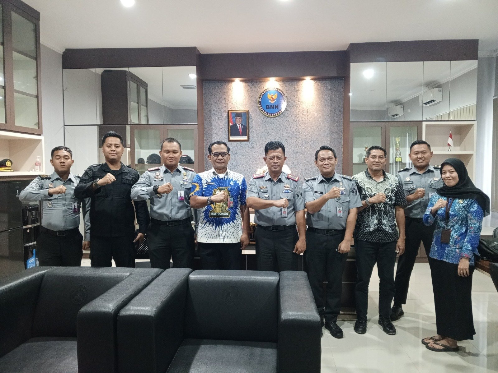 Perkuat Sinergi dalam Pemberantasan Narkoba, Kepala Rutan Batam Kunjungi BNNP Kepri