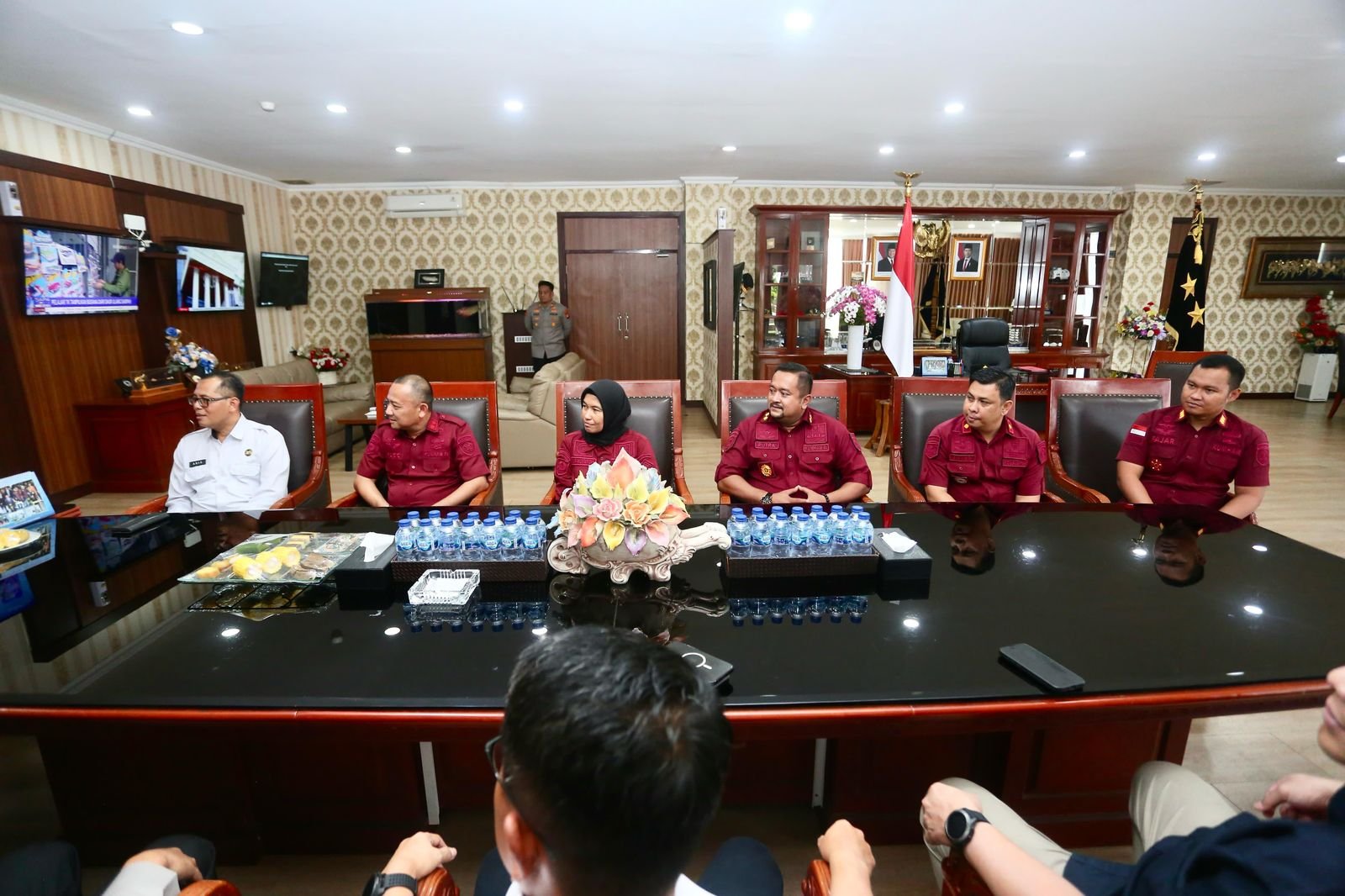 Dampingi Kakanwil Ditjenpas Kepri, Karutan Batam dan Ka.UPT se-Kota Batam Melakukan Audiensi Bersama Kapolda Kepri
