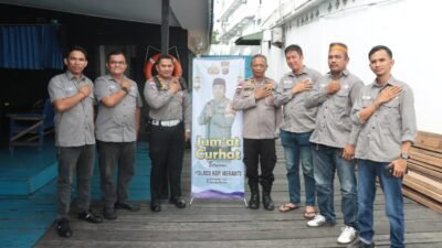 Polres Kepulauan Meranti Gelar Jumat Curhat bersama Komunitas Motor 2 Stroke