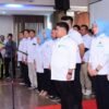 Bupati Kasmarni dan Wakil Bagus Santoso Hadiri Pelantikan DPK Apindo Bengkalis