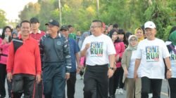 Polres Meranti Gelar Fun Run Sambut Hari Bhayangkara ke 79 Tahun