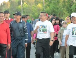 Polres Meranti Gelar Fun Run Sambut Hari Bhayangkara ke 79 Tahun