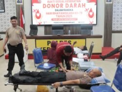 Sambut Hari Bhayangkara ke 79, Polres Meranti Gelar Donor Darah