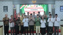 Polres Meranti Gelar Doa Bersama Lintas Agama Sambut Hari Bhayangkara Ke-79