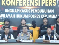 Polres Meranti Gelar Pers Release Ungkap Kasus Pembunuhan Di Desa Renak Dungun