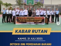Deteksi Dini Peredaran Barang Terlarang, Rutan Batam Gelar Razia Gabungan Blok Hunian Bersama APH