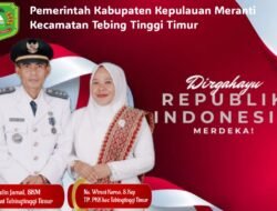 Camat Tebingtinggi Timur dan TP-PKK Ucapkan Dirgahayu RI ke-80