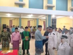 15 Kepala Desa Dikukuhkan, 2 Pejabat Desa Dilantik di Kepulauan Meranti