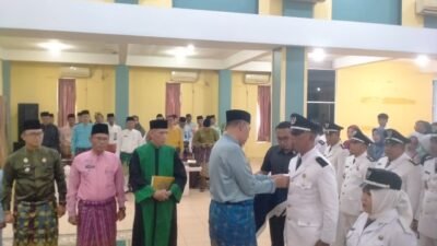 15 Kepala Desa Dikukuhkan, 2 Pejabat Desa Dilantik di Kepulauan Meranti