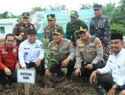 Kapolda Riau dan Gubernur Riau Kunker ke Kepulauan Meranti, Tinjau Pos Satkamling, Jembatan Panglima Sampul, hingga Green Policing