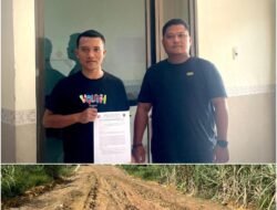 Dugaan Korupsi Proyek Pengerasan Jalan di Desa Tanjung Mulia Dilaporkan ke Polres Labuhanbatu Selatan