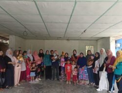 Posyandu Mawar Desa Sukadame Gelar Kegiatan Posyandu, Pj Kepala Desa Wagianto Hadir Langsung