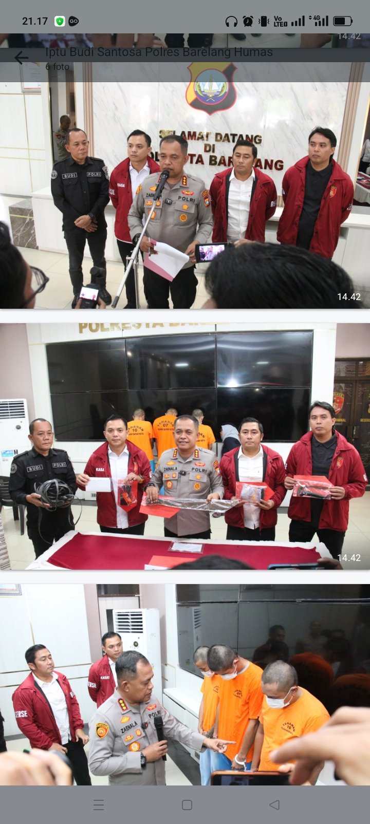 Modus Senjata Tajam, Polresta Barelang Amankan Tiga Pelaku Kasus Curas Indomaret