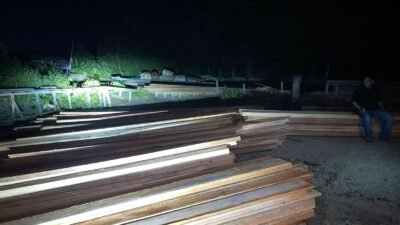 Ilegal Logging di Meranti: 7 Ton Kayu Tanpa Dokumen Digulung Polisi — Jejak Nama Pemilik Mulai Terendus!