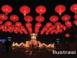 Aliansi Melayu Tionghua Bersama Pemuda Pancasila Pasang Lampu Lampion, Perkuat Solidaritas Lintas Agama di Selatpanjang