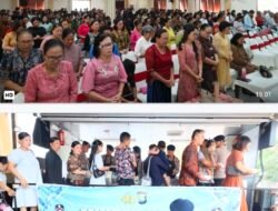 Polda Kepri Gelar Minggu Kasih Di Gereja BNKP Batam, Perkuat Kepedulian Sosial dan Sinergi Bersama Jurnalis