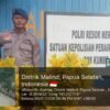 Saeni Sampaikan Terimakasih dan Apresiasi kepada Polairud Papua