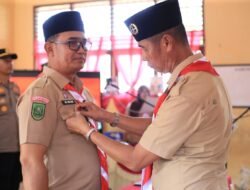 Sudandri Lantik Pengurus Mabiran dan Kwarran Tebingtinggi Barat