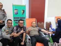 Polda Riau Gelar Donor Darah dalam rangka Jumat Berkah