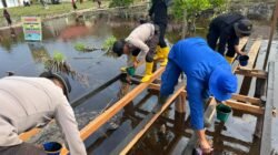 Hari Ketiga Polres Meranti Gaspol Progres Jembatan Merah Putih Presisi