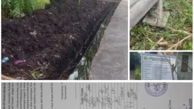 Diduga Serobot Tanah Warga, Pembangunan Drainase di Jalan Inpres Gang Mahmud Dipersoalkan