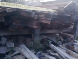 Diduga dari Hasil Ilegal Logging , 13 Ton Kayu Olahan Ditemukan di Perairan Sungai Suir Selatpanjang