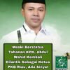 Meski Berstatus Tahanan KPK, Abdul Wahid Kembali Dilantik Jadi Ketua PKB Riau