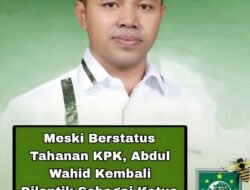 Meski Berstatus Tahanan KPK, Abdul Wahid Kembali Dilantik Jadi Ketua PKB Riau