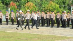 Wakapolres Meranti Pimpin Apel Operasi Keselamatan Lancang Kuning 2026.