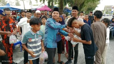 Bazar Ramadan “Bersama Bermasa” Tebar 200 Paket Takjil, LAMR Bengkalis Apresiasi Semangat Kebersamaan