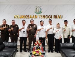 Perkuat Sinergitas Bidang Hukum, Bupati Meranti Silahturahmi dengan Kajati Riau