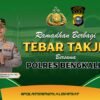 Polres bengkalis Bagikan 140 Porsi Takjil di Ponpes Sholawat Al Burdah Baa Khaalish
