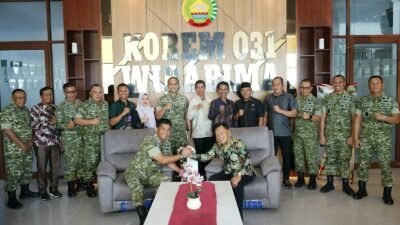 Bupati Asmar dan Danrem 031/WB Perkuat Sinergi Bangun Meranti, Bahas Pertahanan hingga Free Trade Zone