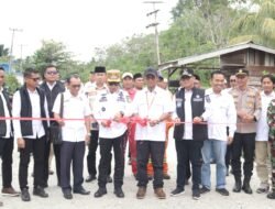 Sinergi Pemkab dan Swasta, Bupati Asmar Resmikan Jalan Batang Malas–Tenan Sepanjang 1,8 Km