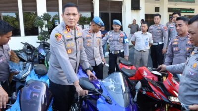 Penertiban Balap Liar dan Knalpot Brong, Polresta Barelang Amankan 102 Kendaraan
