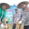 Polres Meranti Ikuti Panen Raya Jagung Nasional dan Launching Program Ketahanan Pangan Polri
